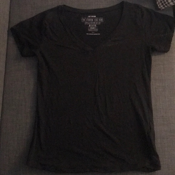 Cotton-On Women's Medium Black V-Neck Tee - Picture 1 of 3